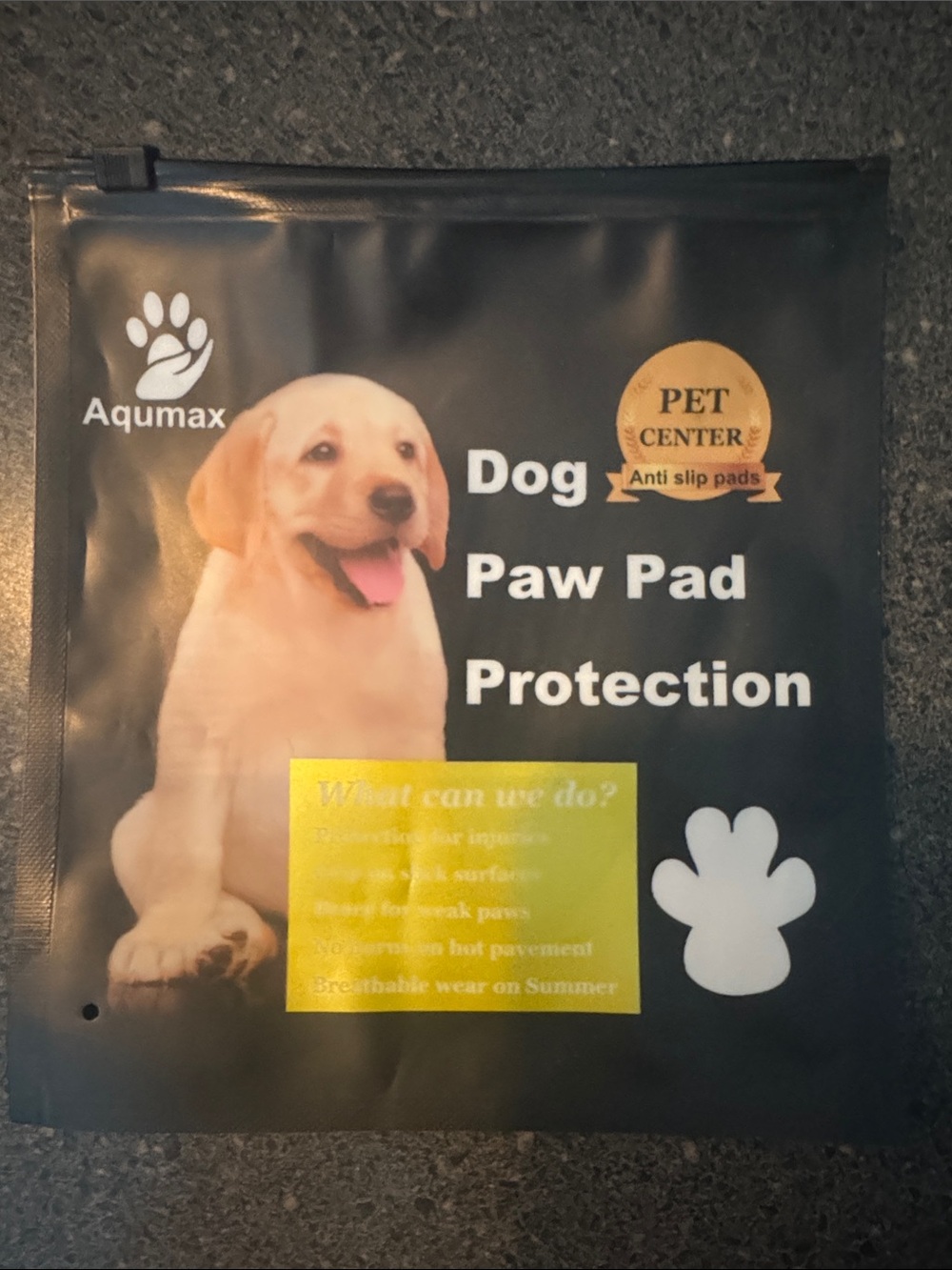 Dog Paw Pad Protection - Black